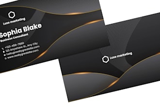 design luxury business cards and stationery using canva