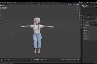 model custom vrchat avatars with quest setup, physbones, and toggles
