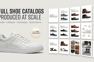 do bulk shoe product image editing for ecommerce
