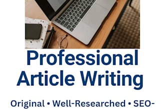 write article and blogspot