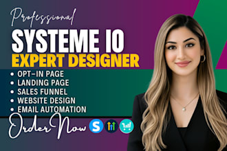 build systeme io, systeme io landing page lead generation lead capture page