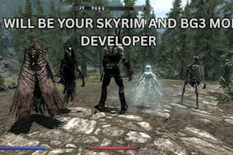 create custom skyrim mods, bg3, armor, npcs, quests and gameplay features