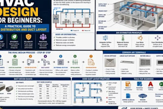 provide hvac manual jds calculations, duct design and permit drawings