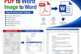 convert scanned PDF and images to editable word accurately