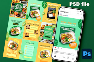 sell you a template of restaurant company social media