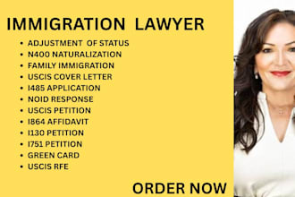 be your ca, ny immigration lawyer for i130, i485, n400 and uscis filings