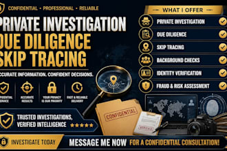 your osint private investigator for online investigation and background check