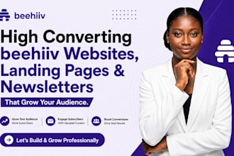 design beehiiv landing page setup beehive newsletter design beehiiv website