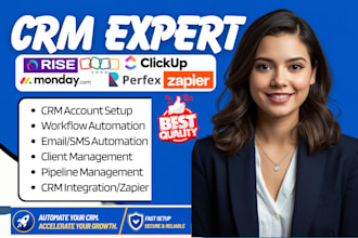 do monday automation clickup rise perfex zoho crm monday crm zapier integration