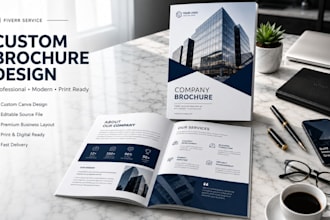 design custom bronchures company profiles reports and proposals