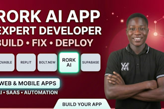 build ai web app, saas, rork ai, lovable with supabase backend, rork
