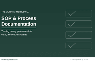 provide sop and process documentation