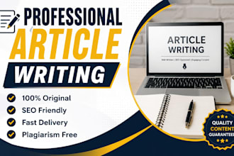 write professional articles and blog posts