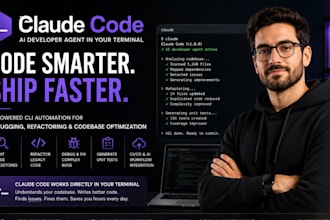 develop claude code ai developer agent, cli automation, codebase refactoring