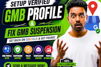 setup a verified google my business profile reinstate suspended gmb listings