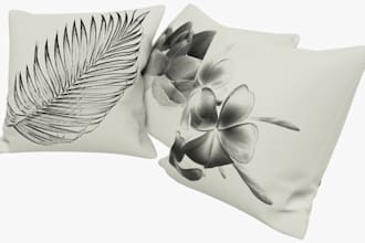 create realistic 3d cgi textile design, blanket,duvet gloves, product rendering