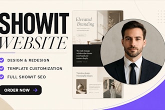 design showit website redesign showit template customization full showit SEO