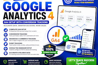set up google analytics 4 ga4 with conversion tracking