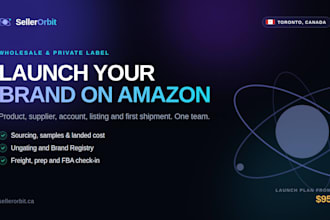 launch your wholesale or private label brand on amazon end to end