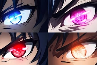 an illustrated anime thumbnail for you