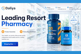 build private label supplement store supplement website supplement shopify store