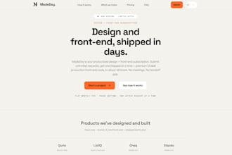 build a fast, high converting saas or app landing page