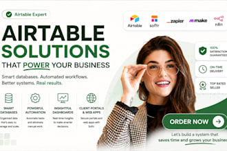 setup airtable database airtable automation airtable crm workflow softr portal