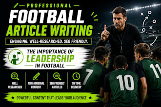 engaging football leadership articles and blog posts