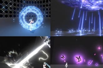 create realtime vfx using unity vfx graph, shader graph, ue5 niagara particles