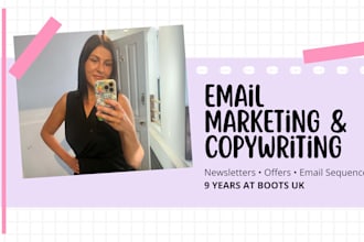 write professional email marketing copy for your brand