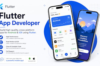 be your flutter app developer ios app developer android app developer