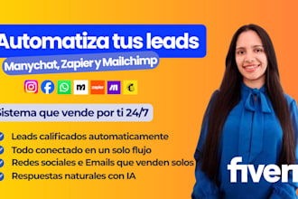 automate your leads manychat, zapier and mailchimp