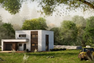 create photorealistic exterior architectural renders in blender
