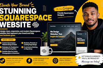 build a minimalist squarespace portfolio for artists and photographers