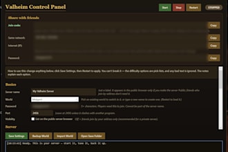 set up your dedicated game server so friends can easily join and its custom