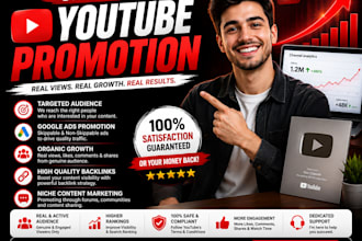 do organic youtube video promotion with channel seo and channel monetization