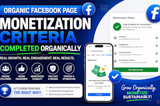 complete facebook page monetization criteria organically