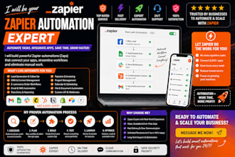 be your zapier automation expert and zap integration specialist