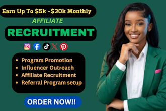 recruit real affiliates for your affiliate program