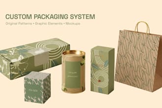 design a unique pattern collection for your brand packaging