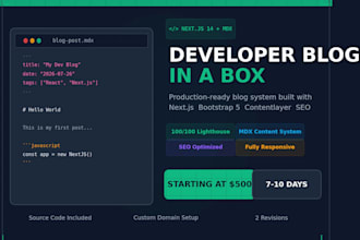 build your developer blog that ranks on google