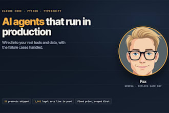 build a production ai agent with claude code that actually ships