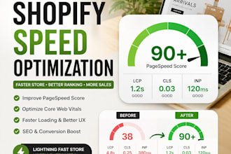 fix slow shopify website and optimize core web vitals