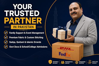 be your reliable partner for errands and support in pakistan