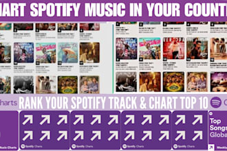 chart your spotify music and organic spotify growth to top 10 spotify chart