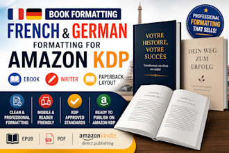book french german formatting for amazon kdp ebook writer paperback layout epub