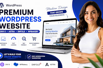 build premium wordpress website wpbakery enfold divi 5 astra theme expert