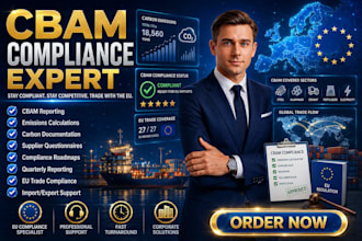 prepare cbam reports and carbon border compliance documentation