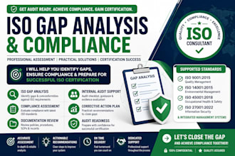 perform iso gap analysis and compliance documentation