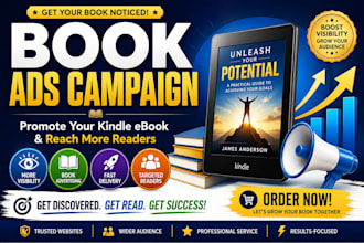 promote and advertise your ebook or kindle book through targeted ads campaigns